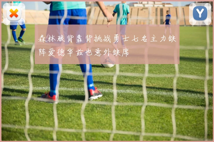 森林狼背靠背挑战勇士七名主力缺阵爱德华兹也意外缺席